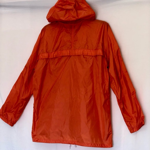Eddie Bauer Orange Wind Breaker/Raincoat - Picture 6 of 7